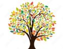 Colorful tree logo