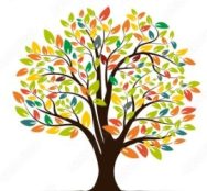 Colorful tree logo